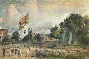 John Constable Das Waterloo-Fest in East Bergholt oil